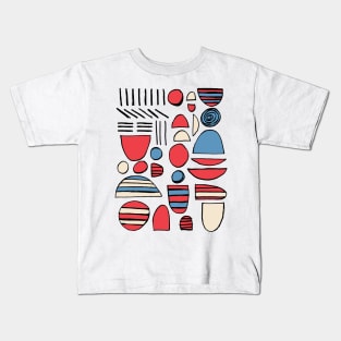 Retro Geometry Kids T-Shirt